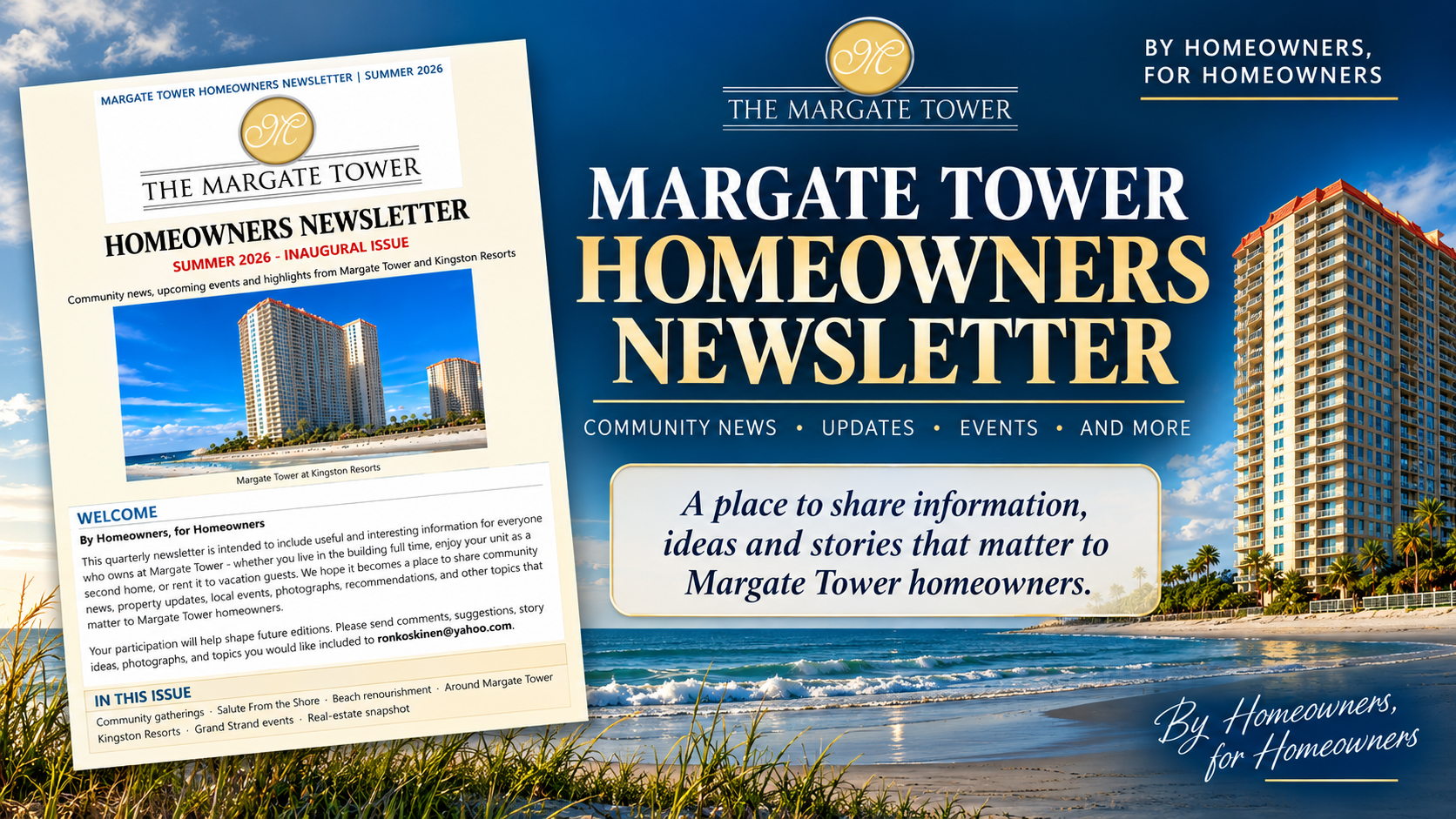 Margate Tower Homeowners Newsletter
